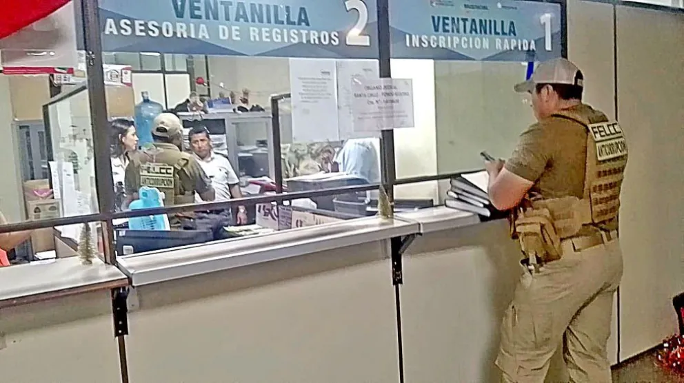 Derechos Reales en la ciudad de Santa Cruz. Foto: Correo del Sur