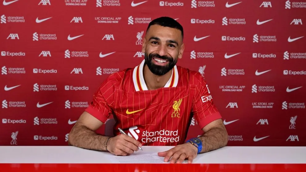 Salah amplía su contrato con el conjunto Red. Foto: Liverpool FC.