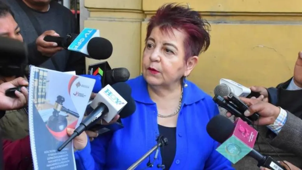 La abogada Teresa Morales Foto: APG