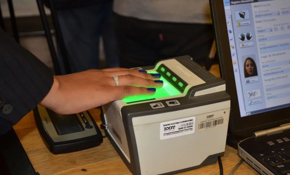 Imagen referencial de un registro en el Órgano Electoral. Foto: RRSS