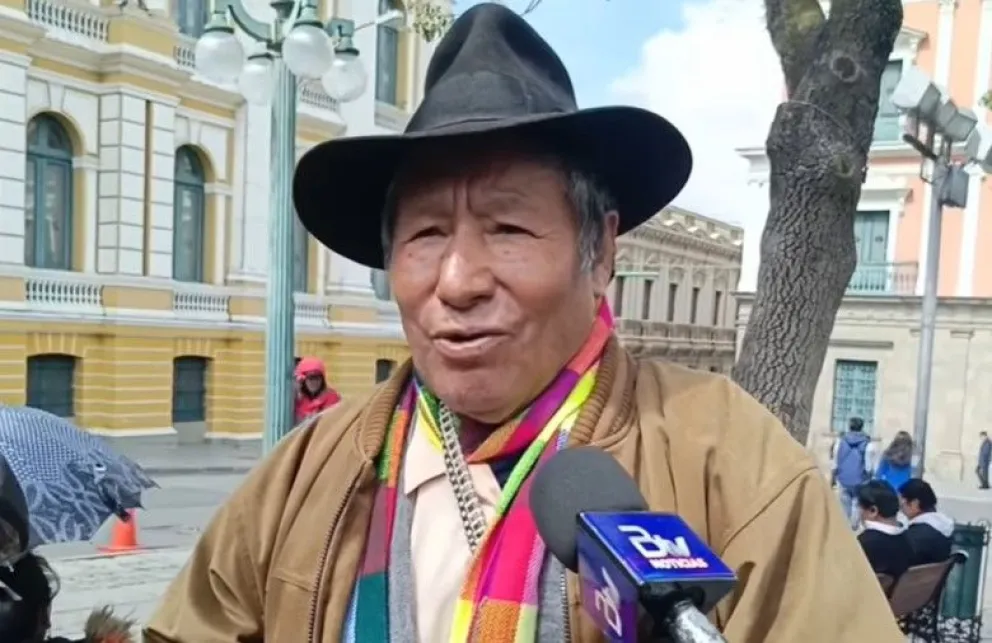 El fundador del MAS Román Loayza. Foto: captura 
