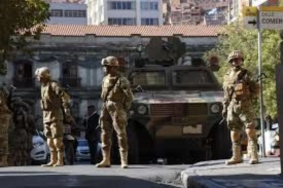 La asonada militar del 26 de junio. Foto: APG