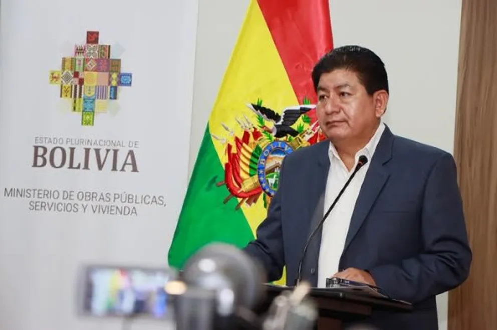 El ministro de Obras Públicas, Édgar Montaño. Foto: Facebook Ministerio de Obras Públicas