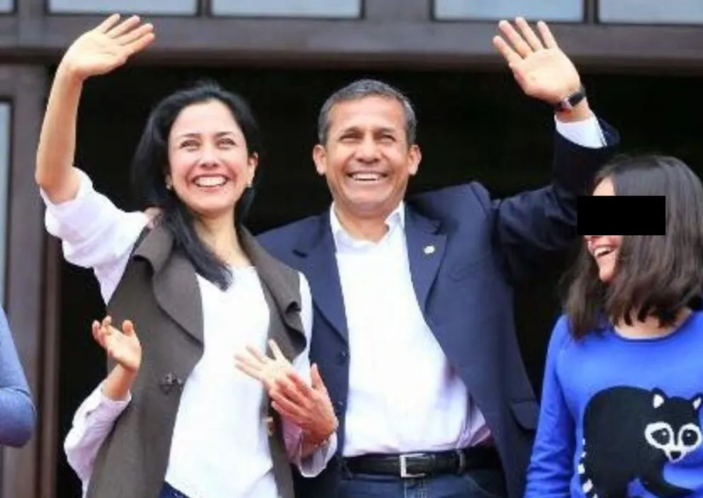 Heredia y Humala. Foto: RRSS de la exprimera dama