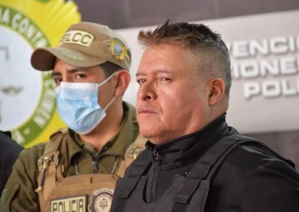 Zúñiga fue aprehendido el 26 de junio y presentado ante los medios por el propio exministro Del Castillo, en una conferencia de prensa. Foto: APG