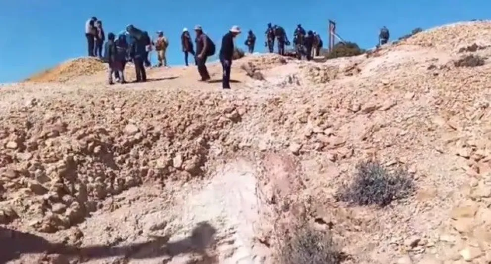 El cerro San Felipe, en Oruro. Foto: captura
