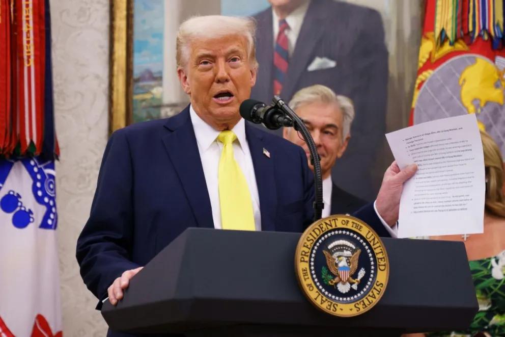 El presidente de Estados Unidos, Donald Trump. Foto: EFE