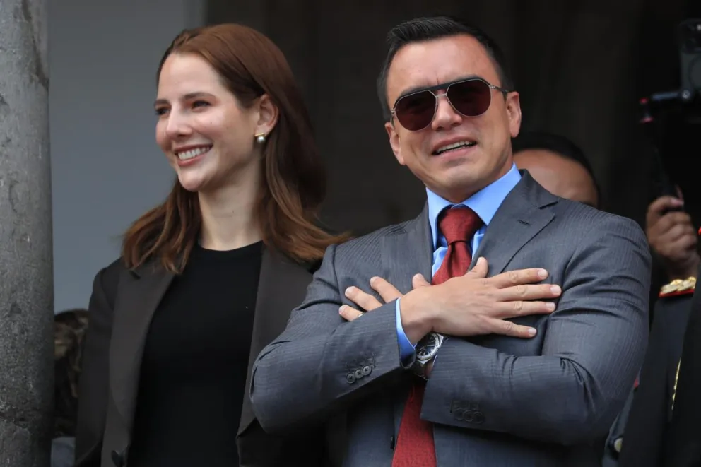 El presidente de Ecuador, Daniel Noboa. Foto: EFE