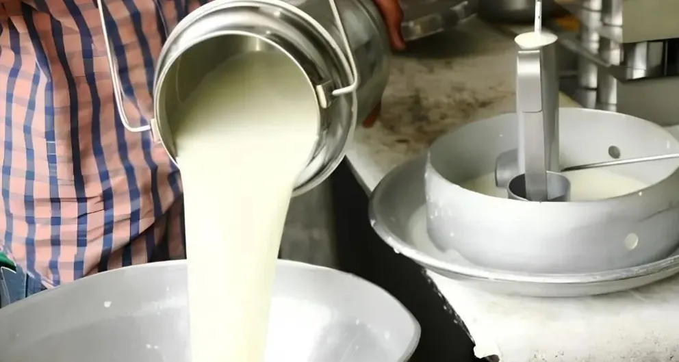 Productores de leche en una imagen referencial. Foto: Unitel