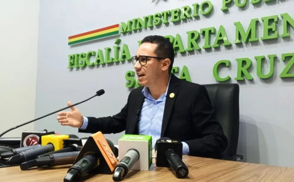 El fiscal departamental de Santa Cruz, Alberto Zeballos. Foto: FGE