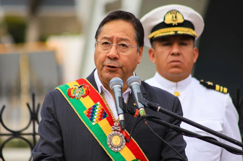 Luis Arce en una imagen de archivo. Foto: EFE