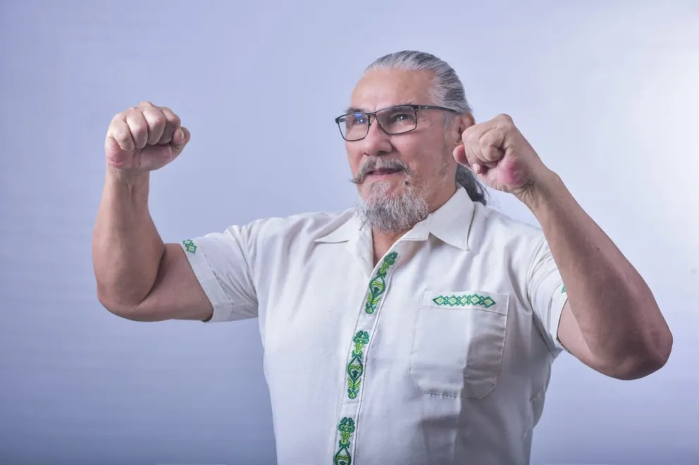 El candidato es oriundo de Pando y se formó en la ciudad de La Paz. Estudió Ingeniería Electrónica y fue dirigente sindical. Foto: Prensa Fausto Ardaya