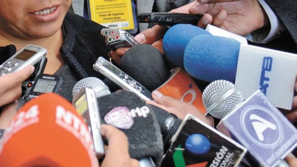 Una imagen referencial de los medios de comunicacion. FOTO: APG