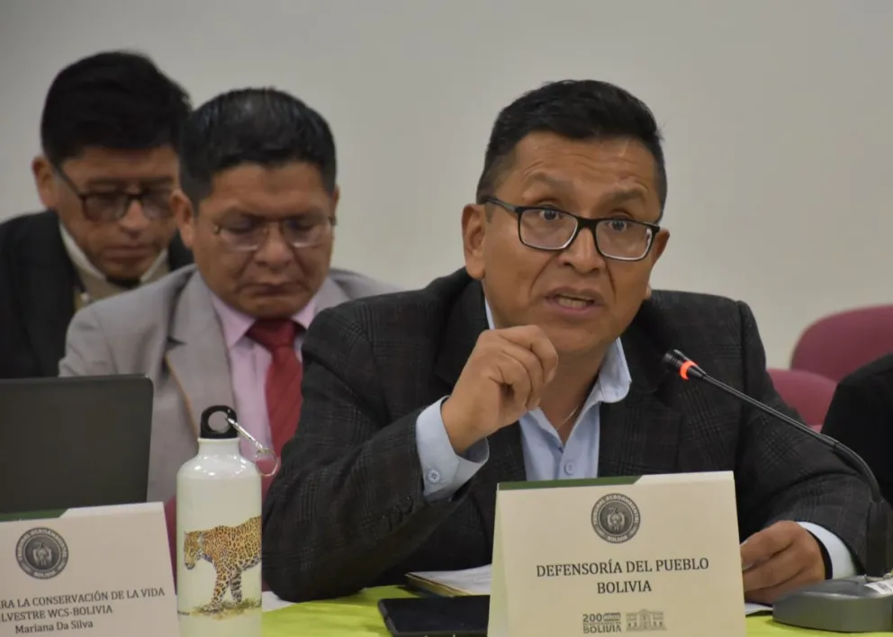 El defensor del Pueblo, Pedro Calisaya. FOTO: Defensoría del Pueblo