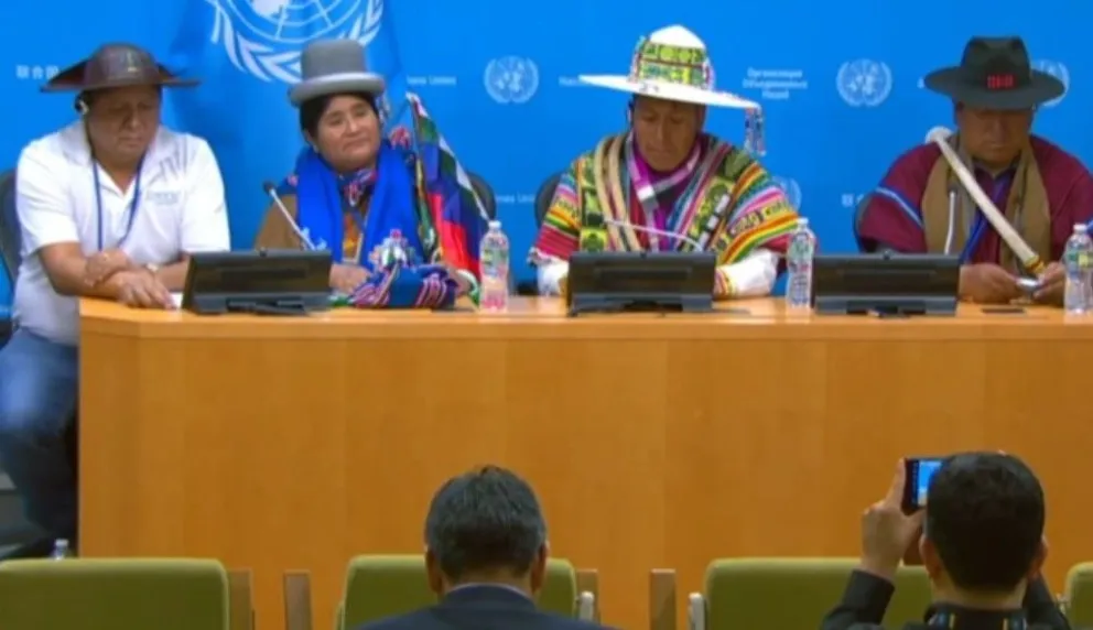 Dirigentes del Pacto de Unidad en Nueva York. Foto: Vicepresidencia