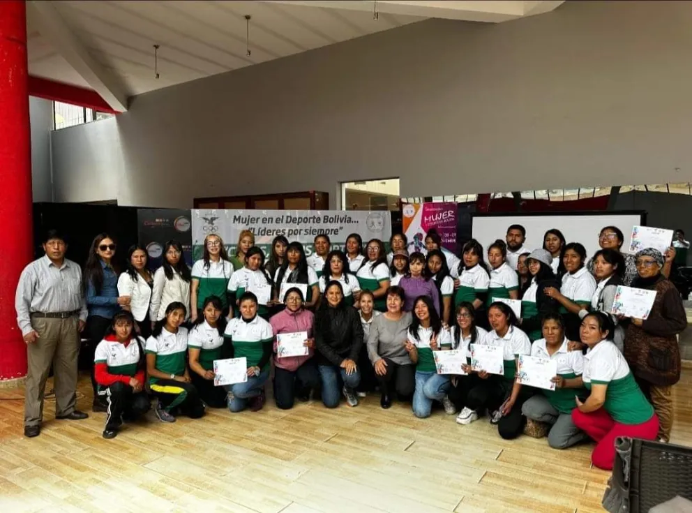 El seminario de Mujer en el Deporte que hubo el año pasado en Potosí. Foto: Archivo Digital.