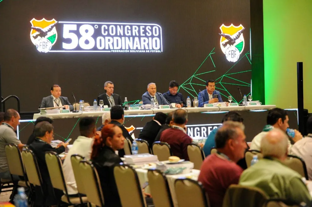 El 58° Congreso Ordinario de la FBF. Foto: APG.