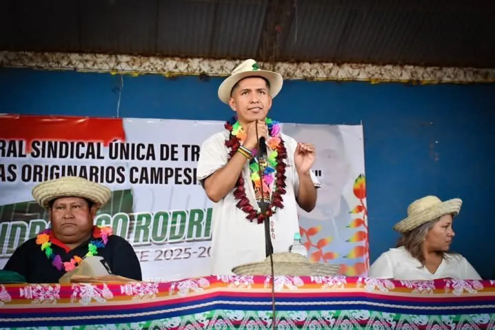 Andrónico Rodríguez en el acto. FOTO: DTV