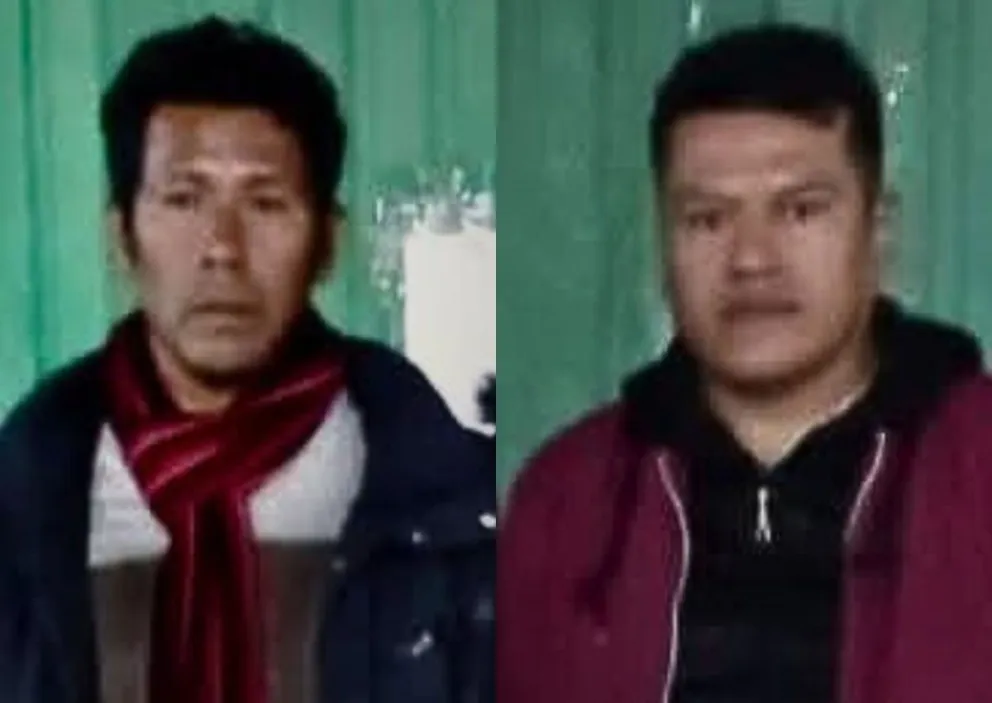 Los dos dirigentes "evistas". Foto: RKC