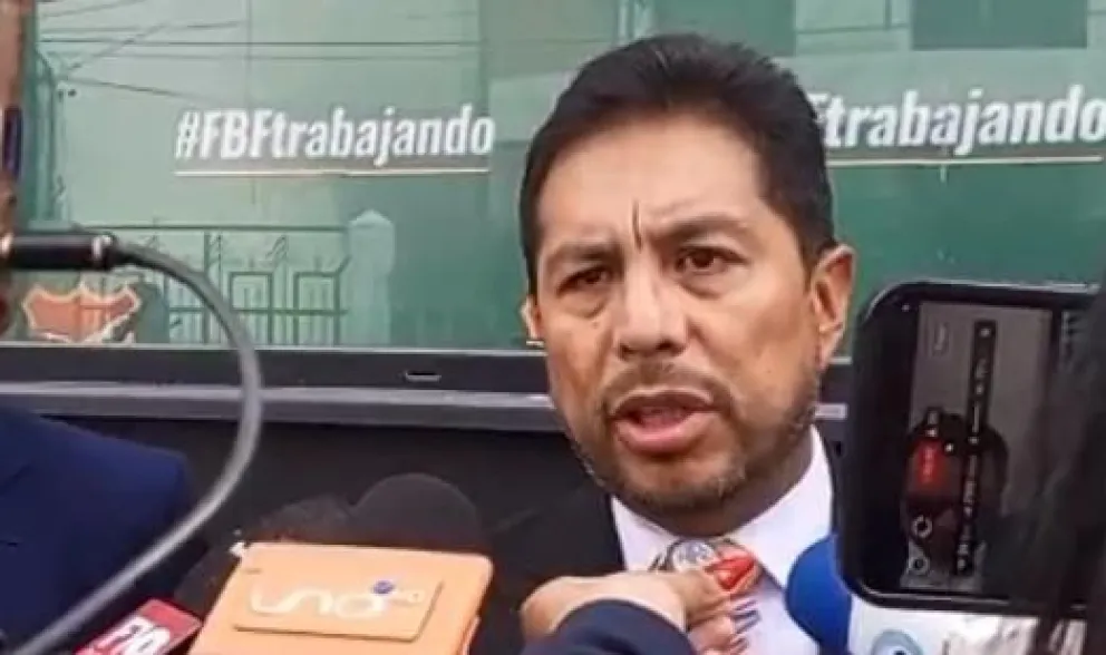 Cristian Ovando, candidato a la presidencia de The Strongest. Captura video. 