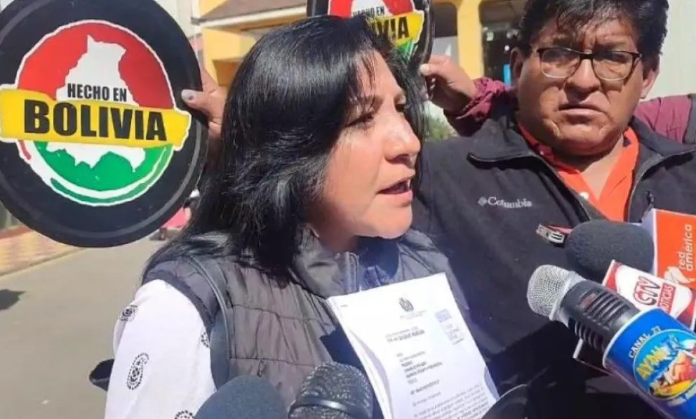 La presidenta de la Conamype, Helen Rivero. Foto: El Alteño