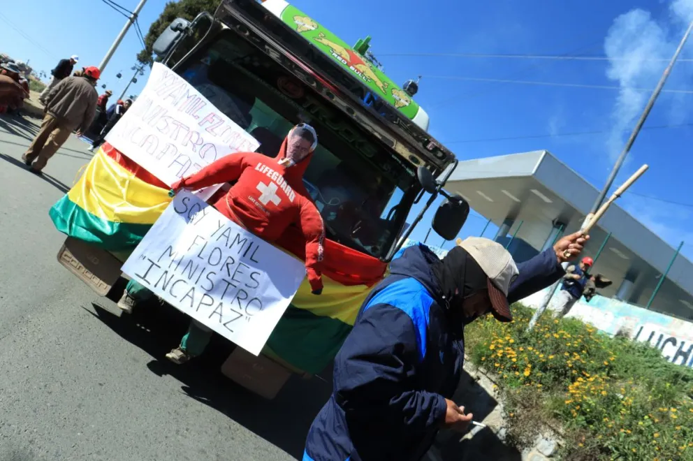 Una protesta de los carniceros el pasado 10 de abril. Foto: APG