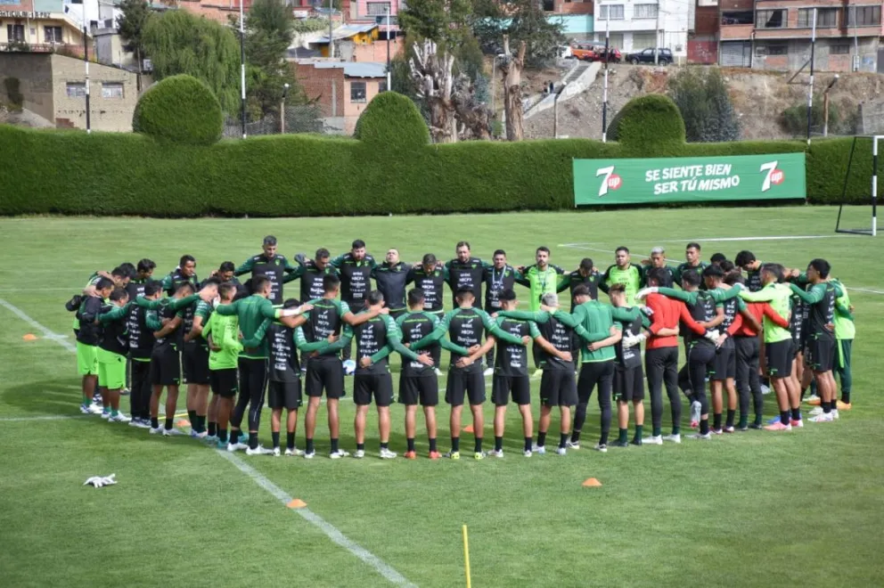 Los jugadores de la Selección en una concentración de 2024. Foto. APG.
