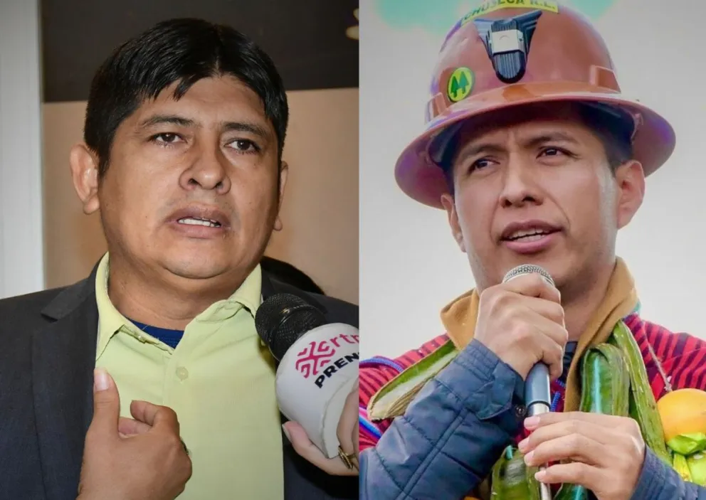 El diputado Cuéllar y el senador Rodríguez. Fotos: APG y RRSS de Rodríguez 