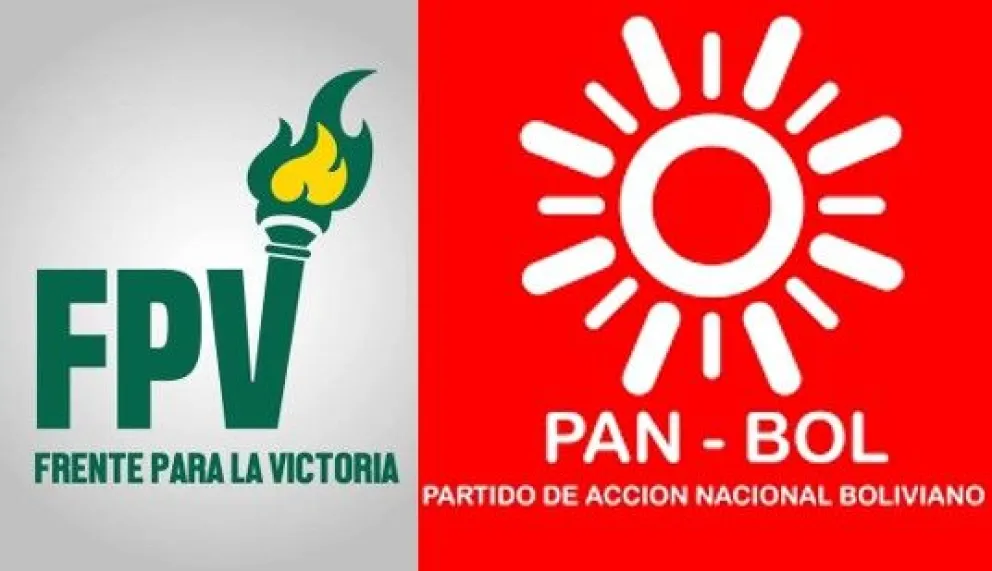 Los dos partidos  que fueron demandados. Foto: composición