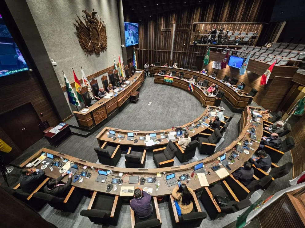 Una sesión de la Cámara de Senadores. Foto: Cámara de Senadores