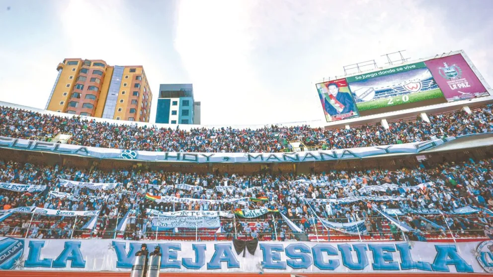 La barra de La Vieja Escuela. Foto: Club Bolívar.