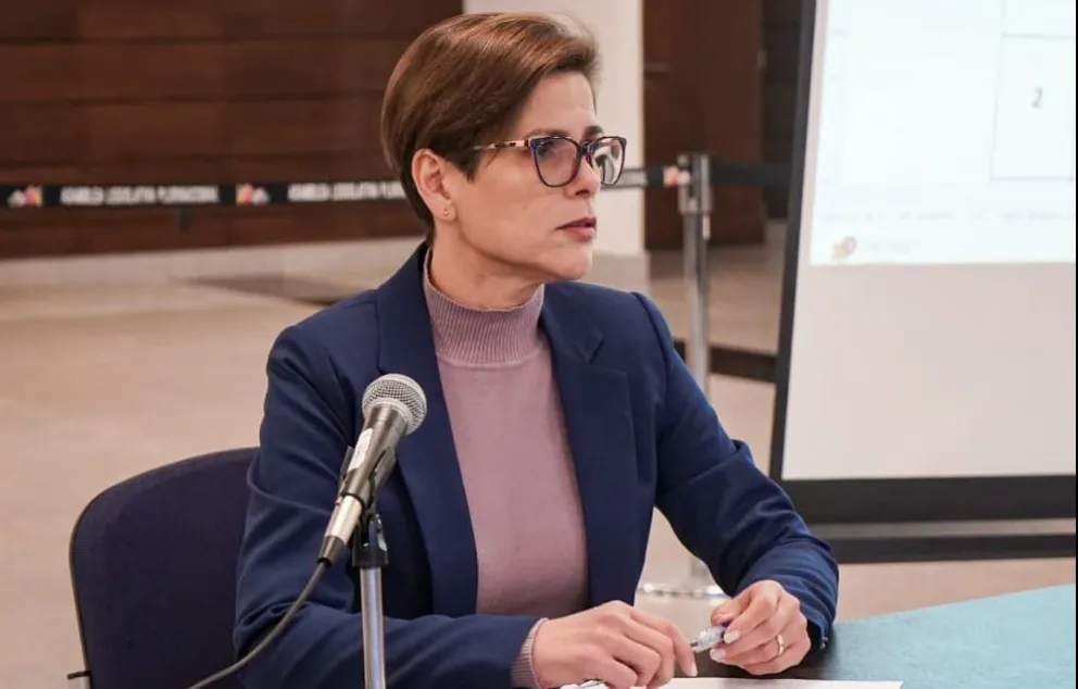 La jueza Lilian Moreno Cuéllar . Foto: Cámara de Senadores