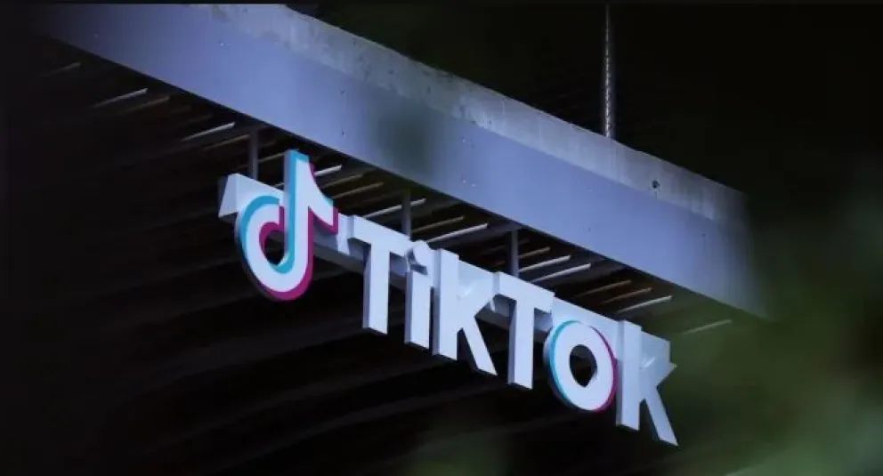 Un logotipo de la red social china TikTok. Foto: Archivo