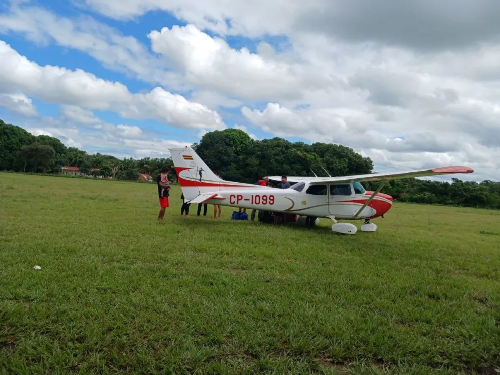 La avioneta siniestrada en una imagen de archivo. Foto: Sitio Gran Beni en Facebook