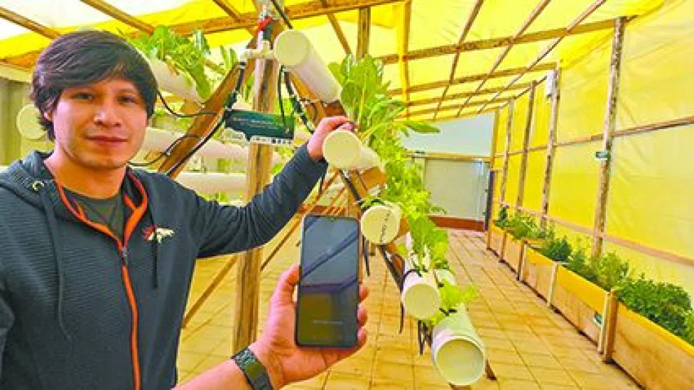 Los sistemas, como el de riego, son activados con una aplicación para el móvil. FOTO: Jorge Soruco / Visión 360