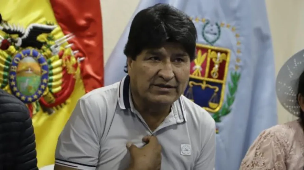 El expresidente Evo Morales. Foto: APG