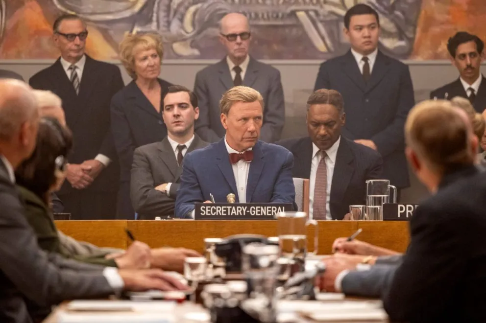 Escena de la cinta Hammarskjöld, que abre el ciclo. FOTO: Embajada de Suecia 