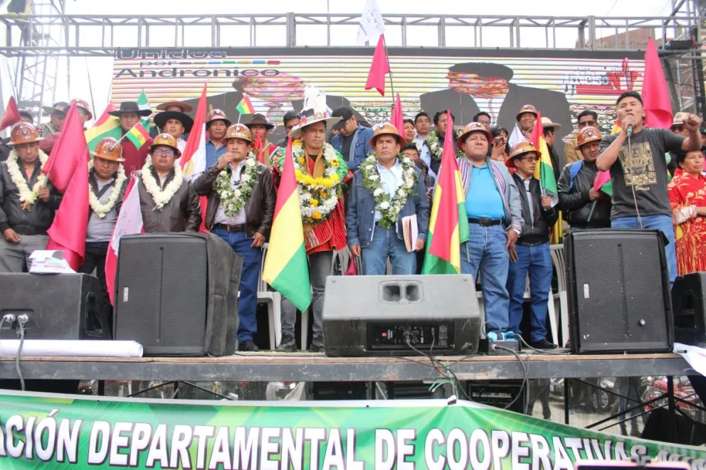 Andrónico Rodríguez, presidente de la Cámara de Senadores. Foto: X Andrónico Rodríguez