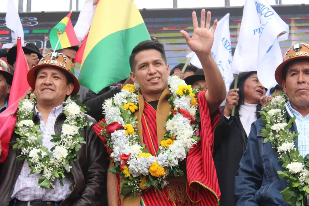 Andrónico Rodríguez, presidente de la Cámara de Senadores. Foto: APG