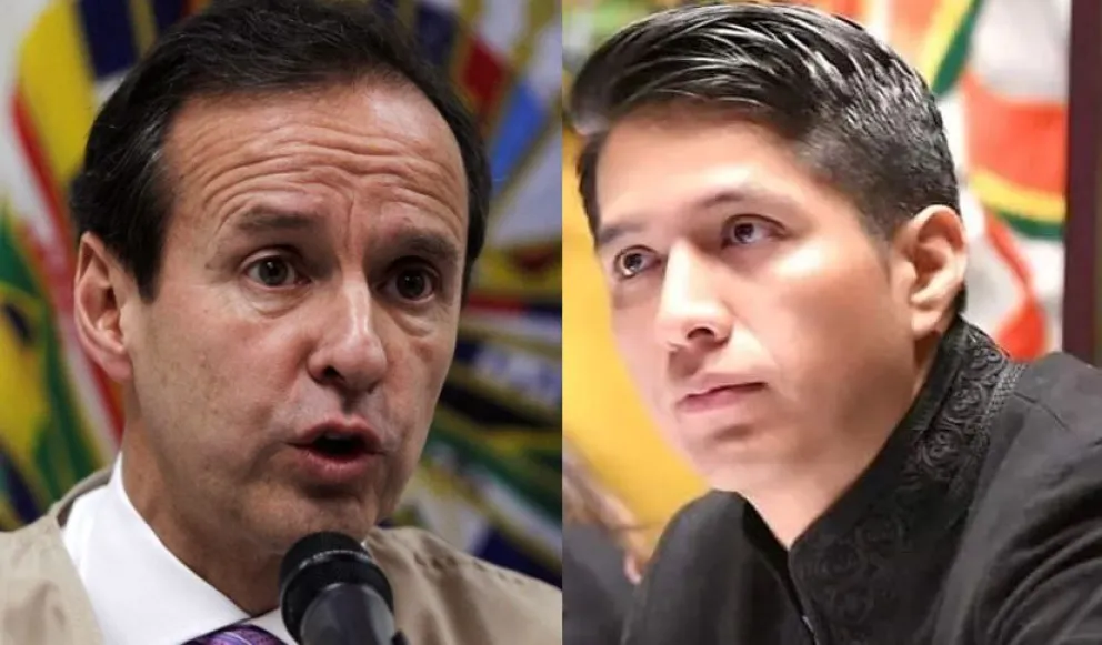 Jorge Quiroga y Andrónico Rodríguez. Foto:composición