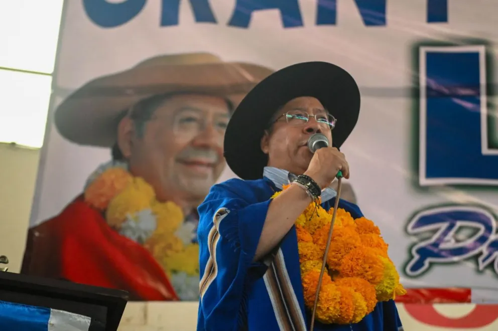 Luis Arce, presidente de Bolivia, proclamado como candidato por el MAS a las elecciones de agosto. Foto: Facebook de Luis Arce