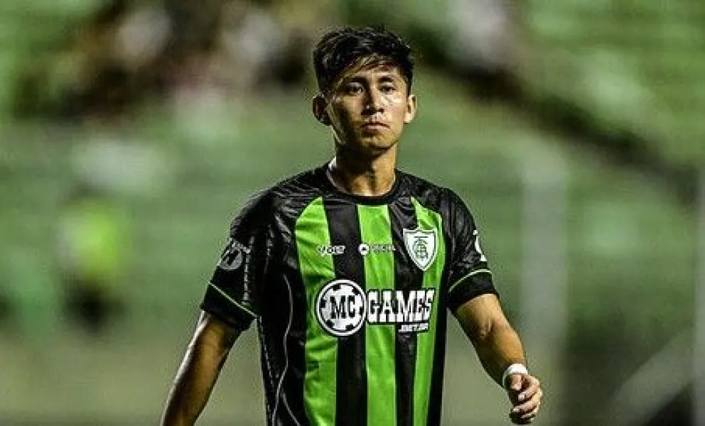 Miguel Terceros, futbolista del América FC de Brasil. Foto: Prensa América FC. 