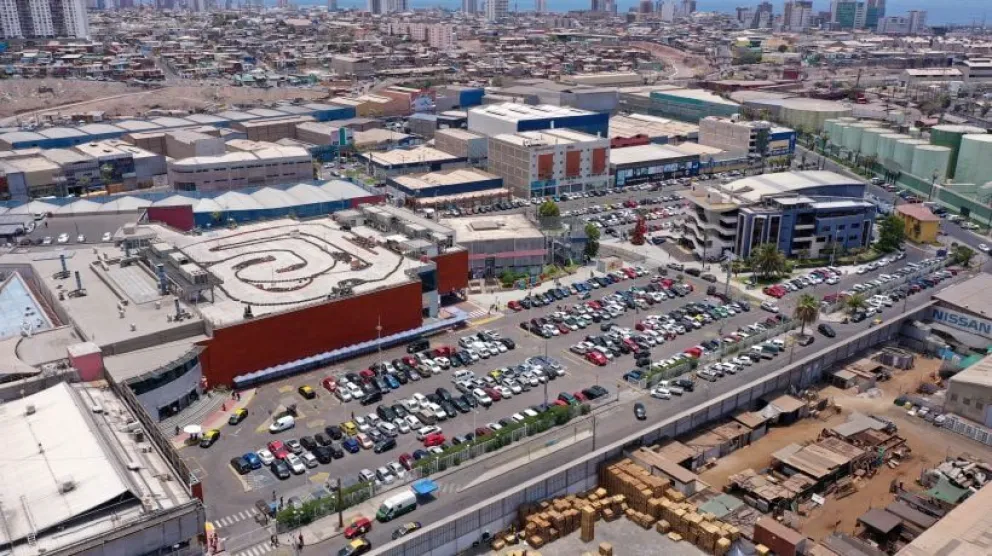 Una vista de la Zona Franca de Iquique. Foto: Agencia Uno