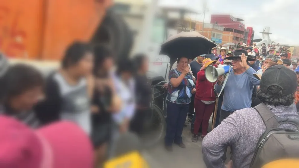 Las personas agredidas en Colcapirhua. Foto: Pedro Callisaya