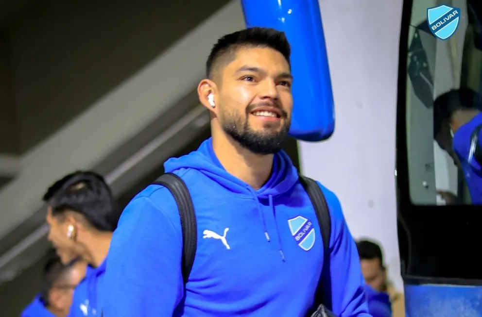 El arquero celeste Rubén Cordano. Foto: Club Bolívar.