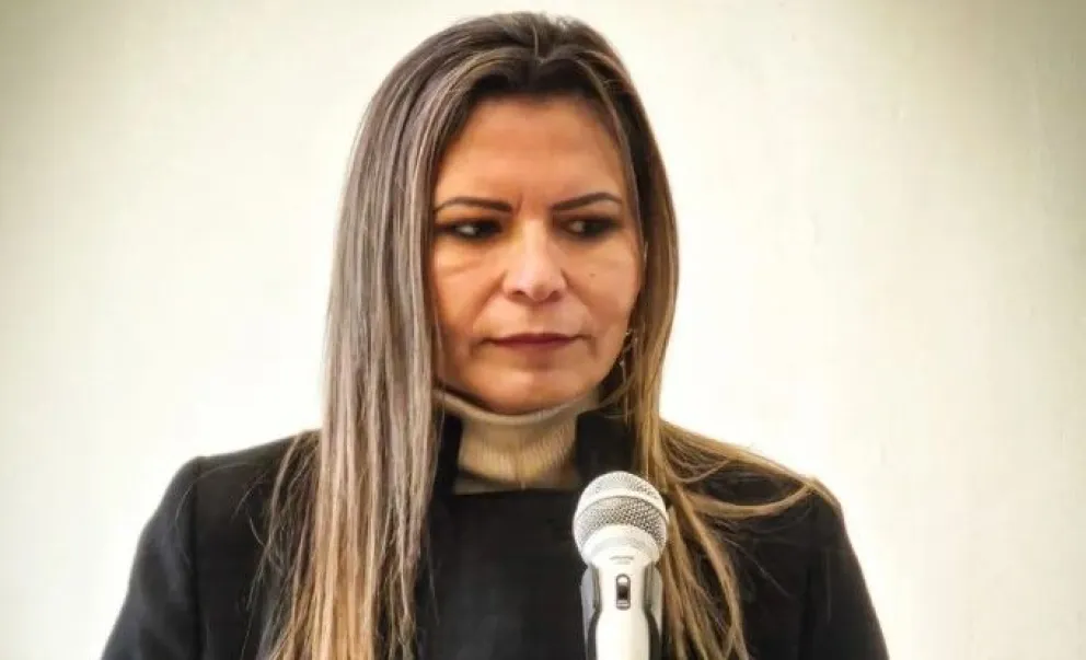 La fiscal departamental de Tarija, Sandra Gutiérrez. Foto: Cámara de Senadores