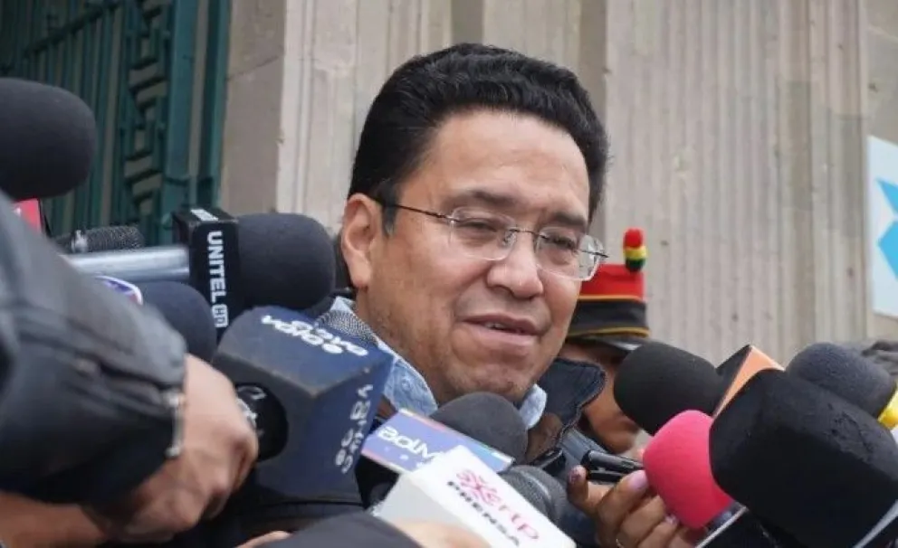 César Siles, ministro de Justicia. Foto: APG