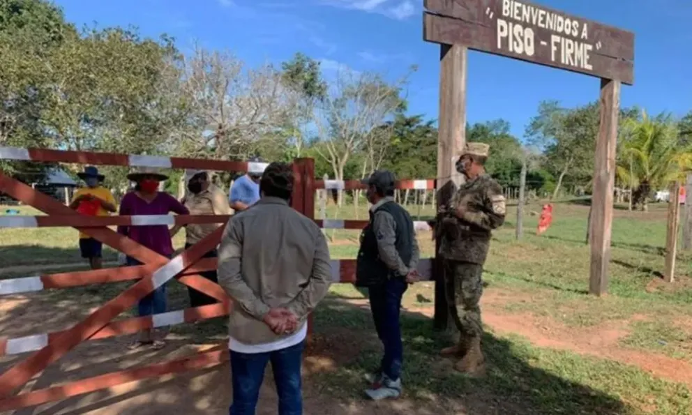 La comunidad Piso Firme, en el límite entre Santa Cruz y Beni. Foto: T-informas