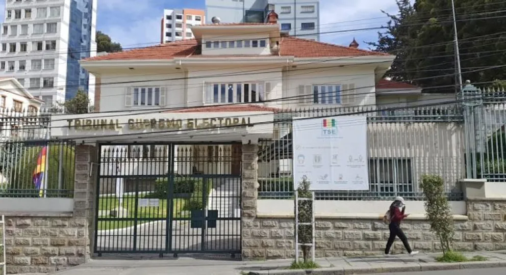 Las instalaciones del Tribunal Supremo Electoral (TSE). Foto: Archivo