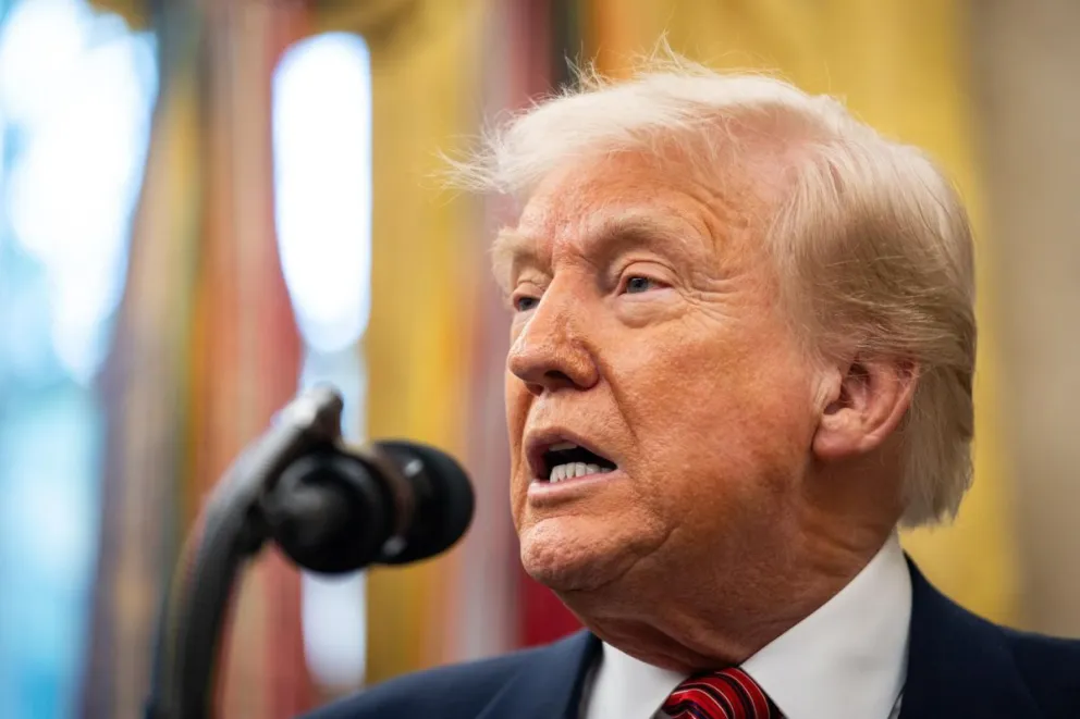 Donald Trump, presidente de Estados Unidos. Foto: EFE 